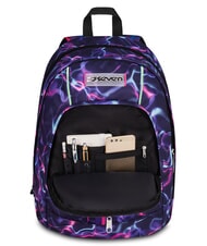 SEVEN ELECTRICVIBE GIRL Zaino Trolley 3 in 1 MOOD INDIGO          - Zaini con carrello - 6