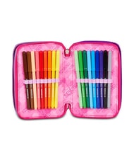 SEVEN BUZZY NOTE GIRL Astuccio con Kit Scolastico CYCLAMIN             - Astucci e Accessori - 4