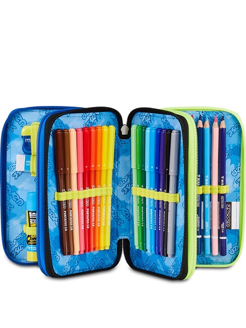 BUZZY NOTE BOY Astuccio con Kit Scolastico PINENEEDLE - Astucci e Accessori