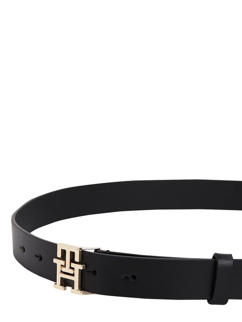 TH LOGO Cintura in pelle black - Cinture