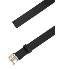 TOMMY HILFIGER TH LOGO Cintura in pelle black - Cinture - 3
