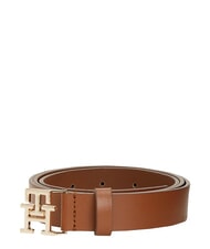 TOMMY HILFIGER TH LOGO Cintura in pelle - Cinture