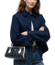TOMMY HILFIGER TH GRACE Borsa mini a mano, con tracolla space blue - Borse Donna - 2