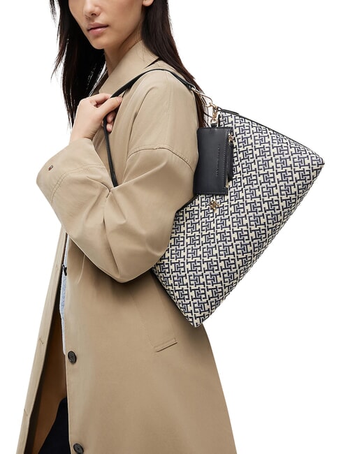 TH ICON Borsa a spalla blue mono - Borse Donna