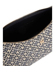 TOMMY HILFIGER TH ICON Borsa a spalla blue mono - Borse Donna - 4
