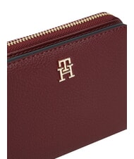 TOMMY HILFIGER TH ICON Portafoglio ripiegabile velvet maroon - Portafogli Donna - 4