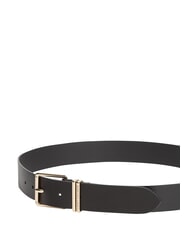 TOMMY HILFIGER TH SQUARE Cintura in pelle black - Cinture - 3
