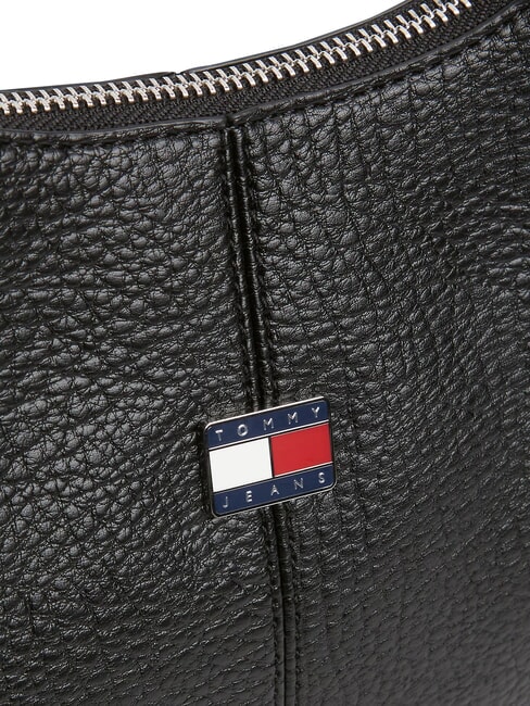 TJW SLOUCHY Borsa a spalla, con placchetta black - Borse Donna