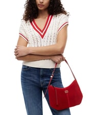 TOMMY HILFIGER TJW SLOUCHY Borsa a spalla, in pelle scamosciata - Borse Donna