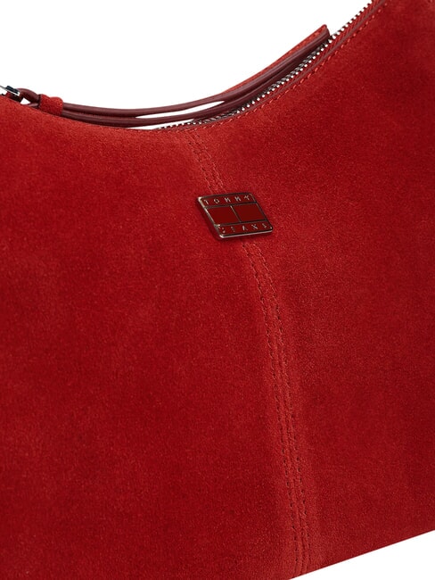 TJW SLOUCHY Borsa a spalla, in pelle scamosciata arizona red - Borse Donna