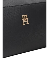 TOMMY HILFIGER TH GRACE Borsa a spalla, zigrinata black - Borse Donna - 5