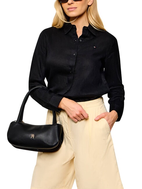 TH LOGOTAPE Borsa a spalla black - Borse Donna