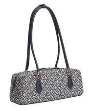 TOMMY HILFIGER TH GRACE Borsa a bauletto, a spalla blue mono - Borse Donna - 3