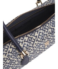 TOMMY HILFIGER TH GRACE Borsa a bauletto, a spalla blue mono - Borse Donna - 4