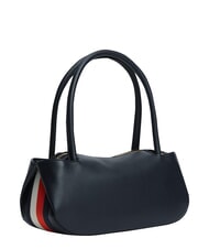 TOMMY HILFIGER TH LOGOTAPE Borsa a spalla space blue corp - Borse Donna - 3