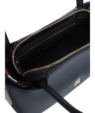 TOMMY HILFIGER TH LOGOTAPE Borsa a spalla space blue corp - Borse Donna - 4