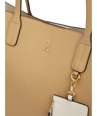 TOMMY HILFIGER TH ICON Borsa a spalla classic khaki - Borse Donna - 5