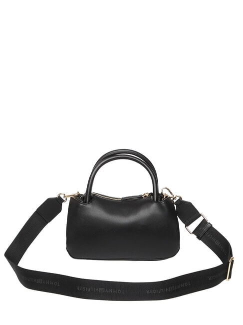 TH LOGOTAPE Borsa a bauletto a mano, con tracolla black - Borse Donna