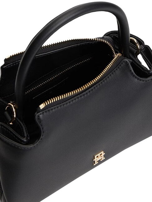 TH LOGOTAPE Borsa a bauletto a mano, con tracolla black - Borse Donna