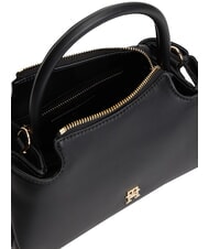TOMMY HILFIGER TH LOGOTAPE Borsa a bauletto a mano, con tracolla black - Borse Donna - 4