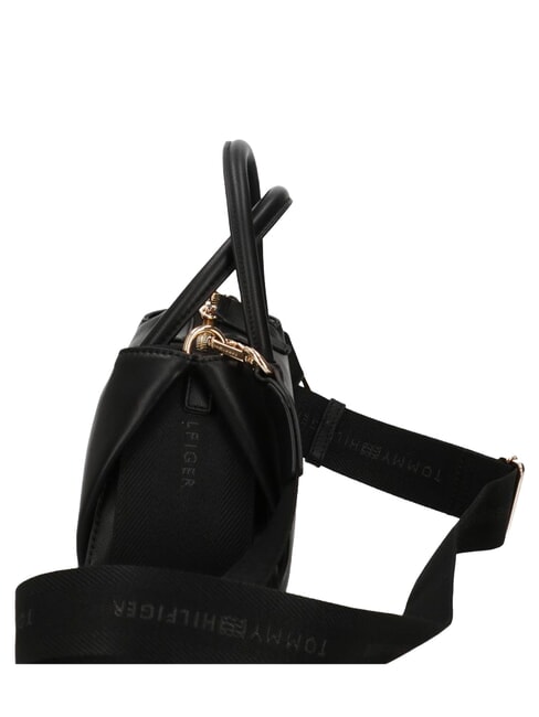 TH LOGOTAPE Borsa a bauletto a mano, con tracolla black - Borse Donna