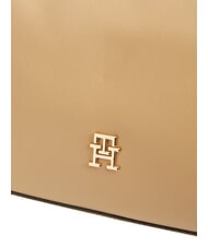 TOMMY HILFIGER TH LOGOTAPE Borsa a bauletto a mano, con tracolla classic khaki - Borse Donna - 5