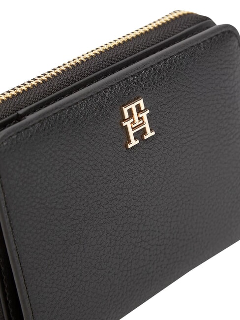 TH ICON Portafoglio medio, ziparound black - Portafogli Donna