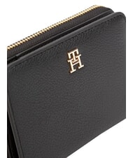 TOMMY HILFIGER TH ICON Portafoglio medio, ziparound black - Portafogli Donna - 4