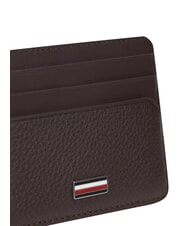TOMMY HILFIGER TH CENTRAL Portacarte di credito in pelle coffee bean - Portafogli Uomo - 4