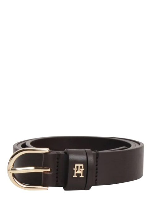ESSENTIAL EFFORTLESS Cintura in pelle Made in Italy fondant brown - Cinture