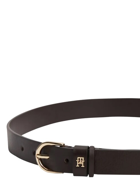 ESSENTIAL EFFORTLESS Cintura in pelle Made in Italy fondant brown - Cinture