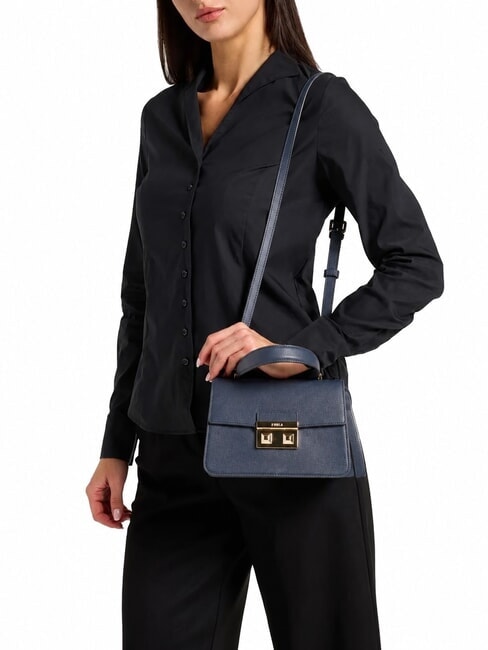BELLA Borsa piccola pelle st andromeda ink blue - Borse Donna