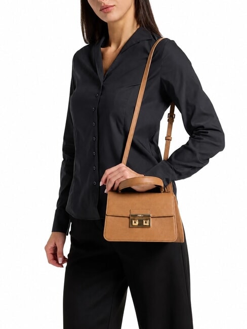 BELLA Borsa piccola pelle st andromeda brandy - Borse Donna