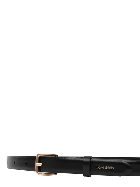 ESSENTIAL BUCKLE Cintura in pelle black / antique light gold - Cinture