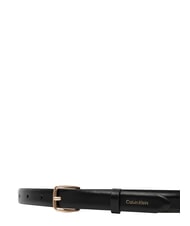 CALVIN KLEIN ESSENTIAL BUCKLE Cintura in pelle black / antique light gold - Cinture - 3