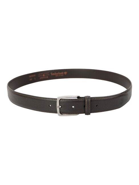 CLASSIC Cintura in pelle saffiano, accorciabile darkbrown - Cinture