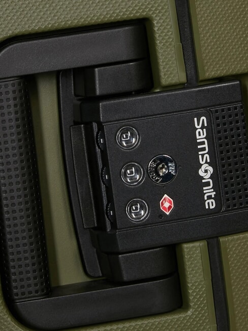 S'CURE Trolley misura grande olive - Trolley Rigidi