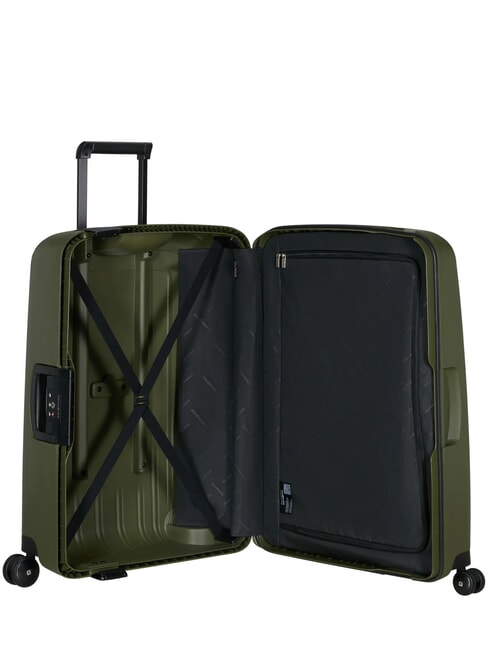 S'CURE Trolley misura media olive - Trolley Rigidi