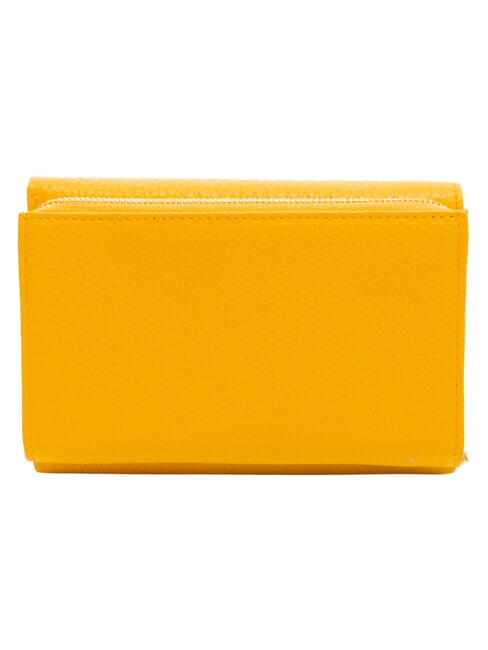 BASIC Portafoglio medio in pelle giallo - Portafogli Donna