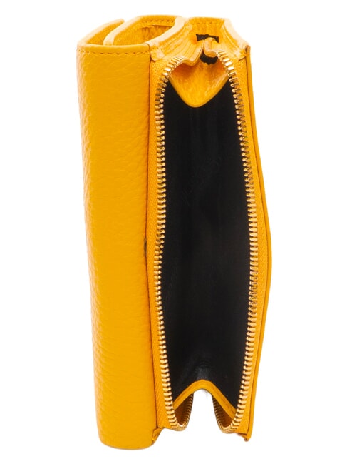 BASIC Portafoglio medio in pelle giallo - Portafogli Donna