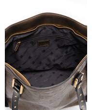 BRACCIALINI LOLA Shopping Bag in pelle nero/bronzo - Borse Donna - 4