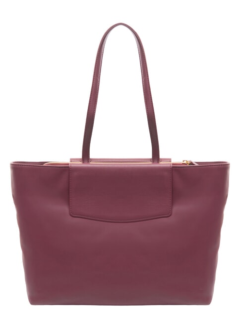 TUA GLAM Shopping bag a spalla bordeaux - Borse Donna