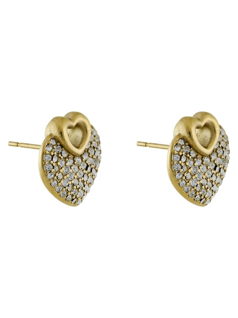 CRAZY IN LOVE Orecchini in acciaio yellow gold - Orecchini
