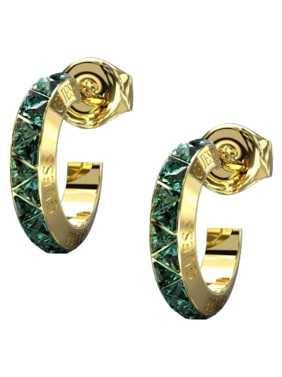 TRINITY Orecchini in acciaio yellow gold/violet - Orecchini