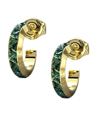 GUESS TRINITY Orecchini in acciaio yellow gold/violet - Orecchini - 2