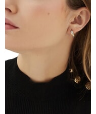GUESS TWIST Orecchini in acciaio yellow gold/rhodium - Orecchini - 3