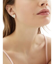 GUESS AMORE Orecchini in acciaio yellow gold/white - Orecchini - 3