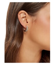 GUESS TRINITY Orecchini in acciaio SILVER - Orecchini - 2