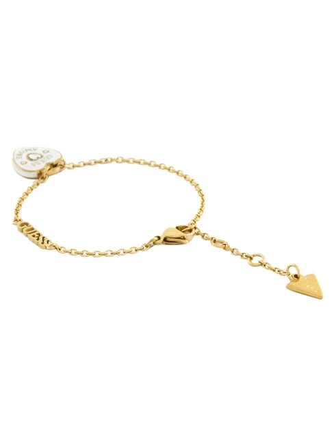 AMORE Bracciale in acciaio yellow gold/white - Bracciali Donna