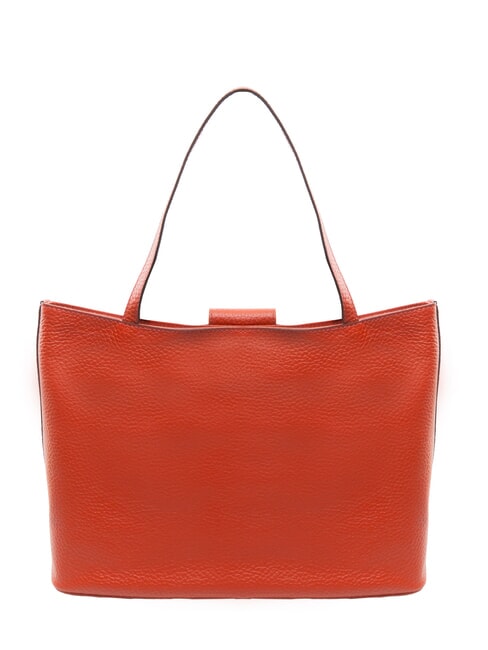 MARISOL Borsa shopping in pelle brick red - Borse Donna
